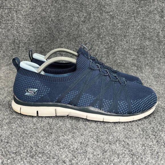 Skechers Gratis Shoes Women's Size 11 Blue Flex Stretch Athletic Outdoor Walking - Picture 1 of 11